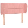 Cabecero de terciopelo rosa 83x23x78/88 cm de , Cabeceros y pies de cama - Ref: Foro24-3117179, Precio: 45,79 €, Descuento: %