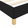 Estructura de cama con cabecero de tela negro 160x200 cm de , Camas y somieres - Ref: Foro24-3124986, Precio: 212,96 €, Descu...