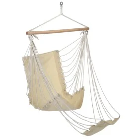 HI Hammock chair with footrest beige cotton canvas by HI, Hammocks - Ref: Foro24-423983, Price: 24,95 €, Discount: %
