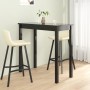 Mesa alta negra de MDF 115x55x107 cm en Mesas de comedor | Comprar online en Foru.es