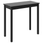 Mesa alta negra de MDF 115x55x107 cm en Mesas de comedor | Comprar online en Foru.es