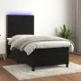 Box spring bed with mattress and LED black velvet 80x200 cm by , Beds and slatted bases - Ref: Foro24-3136031, Price: 324,05 ...