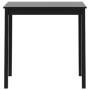 Mesa alta negra de MDF 115x55x107 cm en Mesas de comedor | Comprar online en Foru.es