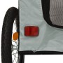 Remolque bicicleta para mascotas hierro tela Oxford negro gris de , Cochecitos para mascotas - Ref: Foro24-93860, Precio: 92,...