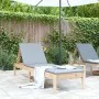 Tumbona madera maciza de pino 199,5x60x74 cm by , Loungers - Ref: Foro24-825065, Price: 97,99 €, Discount: %