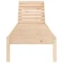 Tumbona madera maciza de pino 199,5x60x74 cm by , Loungers - Ref: Foro24-825065, Price: 97,99 €, Discount: %