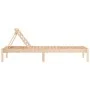 Tumbona madera maciza de pino 199,5x60x74 cm by , Loungers - Ref: Foro24-825065, Price: 97,99 €, Discount: %