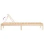 Tumbona madera maciza de pino 199,5x60x74 cm by , Loungers - Ref: Foro24-825065, Price: 97,99 €, Discount: %
