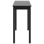 Mesa alta negra de MDF 115x55x107 cm en Mesas de comedor | Comprar online en Foru.es