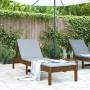 Tumbona de madera maciza de pino marrón miel 199,5x60x74 cm de , Tumbonas - Ref: Foro24-825071, Precio: 118,04 €, Descuento: %