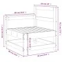 Massive Ecksitzgarnitur aus Kiefernholz für den Garten von , Modulare Sofas für den Außenbereich - Ref: Foro24-825499, Preis:...