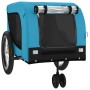 Remolque de bicicleta mascotas hierro tela Oxford azul negro de , Cochecitos para mascotas - Ref: Foro24-94030, Precio: 111,7...