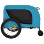 Remolque de bicicleta mascotas hierro tela Oxford azul negro de , Cochecitos para mascotas - Ref: Foro24-94030, Precio: 111,7...