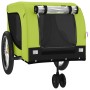 Remolque de bicicleta mascotas hierro tela Oxford verde negro de , Cochecitos para mascotas - Ref: Foro24-94032, Precio: 91,8...