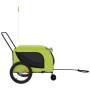 Remolque de bicicleta mascotas hierro tela Oxford verde negro de , Cochecitos para mascotas - Ref: Foro24-94032, Precio: 91,8...