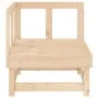 Ecksofas für den Garten, 2 Stück, Massivholz aus Kiefer von , Modulare Sofas für den Außenbereich - Ref: Foro24-825394, Preis...