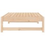 Taburete de jardín madera maciza de pino 120x80 cm de , Sofás modulares de exterior - Ref: Foro24-825709, Precio: 86,60 €, De...