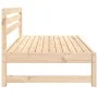 Sofá central de jardín madera maciza de pino 120x80 cm de , Sofás modulares de exterior - Ref: Foro24-825702, Precio: 85,69 €...