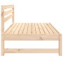 Sofá central de jardín madera maciza de pino 120x80 cm de , Sofás modulares de exterior - Ref: Foro24-825702, Precio: 89,58 €...