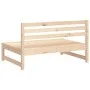 Sofá central de jardín madera maciza de pino 120x80 cm de , Sofás modulares de exterior - Ref: Foro24-825702, Precio: 85,69 €...