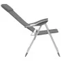 Sillas de camping plegables 4 unidades aluminio gris de vidaXL, Mobiliario de camping - Ref: Foro24-44307, Precio: 221,89 €, ...