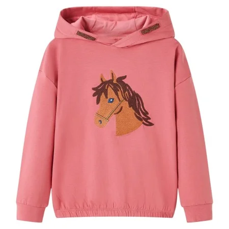 Sudadera infantil con capucha rosa palo 116 de , Camisetas para niños - Ref: Foro24-14036, Precio: 12,50 €, Descuento: %