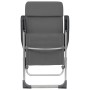 Sillas de camping plegables 4 unidades aluminio gris de vidaXL, Mobiliario de camping - Ref: Foro24-44307, Precio: 217,17 €, ...