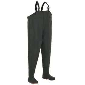 Vadeador con botas verde talla 42 de vidaXL, Vadeadores para caza y para pesca - Ref: Foro24-133657, Precio: 43,75 €, Descuen...