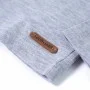 Camiseta infantil de manga larga gris melange 92 de , Camisetas para niños - Ref: Foro24-13259, Precio: 8,59 €, Descuento: %