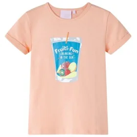Camiseta infantil naranja claro 104 de , Camisetas para niños - Ref: Foro24-10605, Precio: 8,24 €, Descuento: %