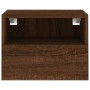 Muebles de pared para TV 2 uds madera roble marrón 40x30x30 cm de , Muebles TV - Ref: Foro24-836853, Precio: 44,79 €, Descuen...