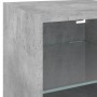 Muebles TV de pared luces LED 2 uds gris hormigón 30x28,5x30 cm de , Muebles TV - Ref: Foro24-836980, Precio: 39,28 €, Descue...