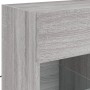 Mueble de TV de pared con luces LED gris Sonoma 58,5x30x60,5 cm de , Muebles TV - Ref: Foro24-837097, Precio: 57,37 €, Descue...