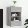 Mueble de TV de pared con luces LED gris Sonoma 40x30x60,5 cm de , Muebles TV - Ref: Foro24-837088, Precio: 53,29 €, Descuent...