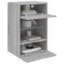 Mueble de TV de pared con luces LED gris Sonoma 40x30x60,5 cm de , Muebles TV - Ref: Foro24-837088, Precio: 53,29 €, Descuent...
