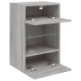 Mueble de TV de pared con luces LED gris Sonoma 40x30x60,5 cm de , Muebles TV - Ref: Foro24-837088, Precio: 53,29 €, Descuent...
