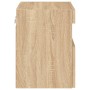 Mueble de TV de pared con luces LED roble Sonoma 40x30x40 cm de , Muebles TV - Ref: Foro24-837173, Precio: 34,75 €, Descuento: %
