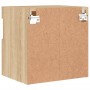 Mueble de TV de pared con luces LED roble Sonoma 40x30x40 cm de , Muebles TV - Ref: Foro24-837173, Precio: 34,75 €, Descuento: %