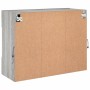 Mueble de TV de pared con luces LED gris Sonoma 78,5x30x60,5 cm de , Muebles TV - Ref: Foro24-837104, Precio: 67,57 €, Descue...