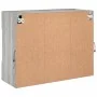 Mueble de TV de pared con luces LED gris Sonoma 78,5x30x60,5 cm de , Muebles TV - Ref: Foro24-837104, Precio: 66,72 €, Descue...