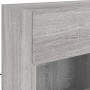 Mueble de TV de pared con luces LED gris Sonoma 78,5x30x60,5 cm de , Muebles TV - Ref: Foro24-837104, Precio: 67,57 €, Descue...