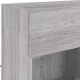 Mueble de TV de pared con luces LED gris Sonoma 78,5x30x60,5 cm de , Muebles TV - Ref: Foro24-837104, Precio: 66,72 €, Descue...