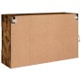 Mueble TV de pared con luces LED roble ahumado 98,5x30x60,5 cm de , Muebles TV - Ref: Foro24-837110, Precio: 73,92 €, Descuen...