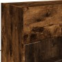 Mueble TV de pared con luces LED roble ahumado 98,5x30x60,5 cm de , Muebles TV - Ref: Foro24-837110, Precio: 73,92 €, Descuen...