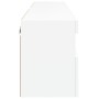 Muebles de TV de pared con luces LED 2 uds blanco 60x30x40 cm de , Muebles TV - Ref: Foro24-837184, Precio: 77,08 €, Descuent...