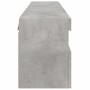 Muebles TV de pared luces LED 2 uds gris hormigón 60x30x40 cm de , Muebles TV - Ref: Foro24-837190, Precio: 86,62 €, Descuent...