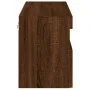 Mueble de TV de pared con luces LED roble marrón 80x30x40 cm de , Muebles TV - Ref: Foro24-837209, Precio: 61,86 €, Descuento: %