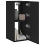 Muebles de TV de pared con luces LED 2 uds negro 30,5x35x70 cm de , Muebles TV - Ref: Foro24-837235, Precio: 99,60 €, Descuen...