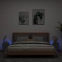 Muebles de TV de pared con luces LED 2 uds negro 30,5x35x30 cm de , Muebles TV - Ref: Foro24-837221, Precio: 56,23 €, Descuen...