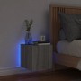 Mueble de TV de pared con luces LED gris Sonoma 30,5x35x30 cm de , Muebles TV - Ref: Foro24-837228, Precio: 36,58 €, Descuent...